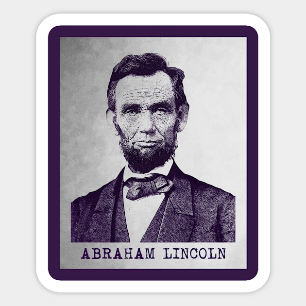 Vintage Abraham Lincoln Sticker by PallKris